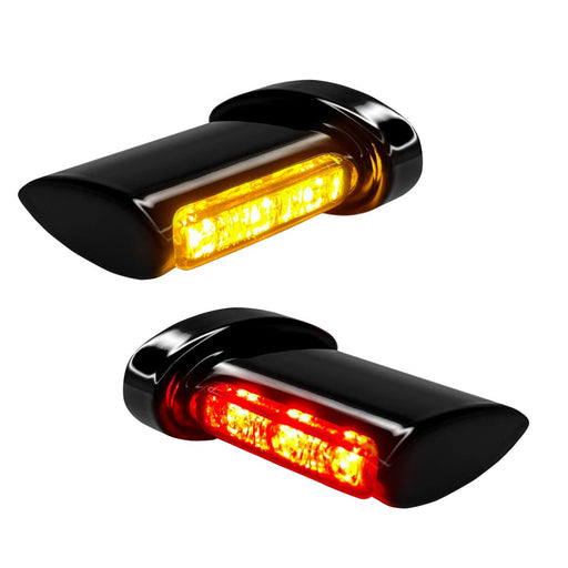 Winglets Led Turn Signals Dyna, Softail, Classic, Revolution, Sportster, Touring, V-Rod, Street, Trike, Livewire