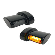 Heinz Bike Winglets Micro Fender Flasher in Black For 1995-2017 Dyna, 1993-2024 Softail, 1993-2022 Sportster, 2008-2013 Models