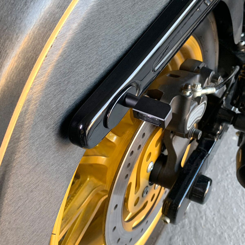 Heinz Bike Blokk-Line Micro LED Blinker in Black For Universal Use #HBBL-M-1