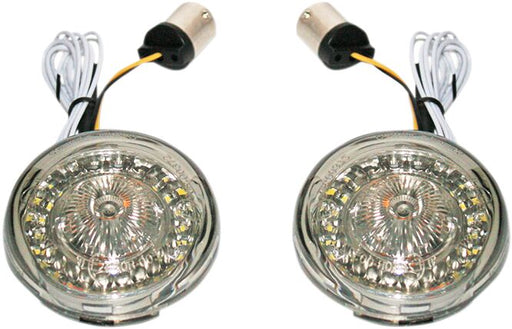 Custom Dynamics ProBEAM ECE Approved Amber/White Dynamic Ringz With Smoked Lenses For Various Harley-Davidson Motorcycles (See Fitment List)