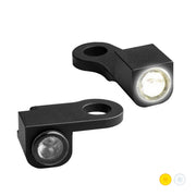 Heinz Bikes NANO Series LED Handlebar Turn Signals in Black With Position Light For 2014-2022 XL Models