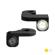 Heinz Bikes NANO Series LED Turn Signals H-D Handlebars in Black With Position Light For 1999-2017 Dyna Models #HBTSN-FX96-PL