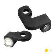 Heinz Bikes NANO Series LED Turn Signals H-D Handlebars in Black With Position Light For 2000-2014 Softail (Except Breakout And S With Hydraulic Clutch) Models #HBTSN-FL-14-PL