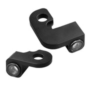 Heinz Bikes NANO Series LED Turn Signals H-D Handlebars in Black With Position Light For 2000-2014 Softail (Except Breakout And S With Hydraulic Clutch) Models #HBTSN-FL-14-PL