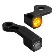 Heinz Bikes NANO Series LED Turn Signals H-D Handlebars in Black For 2015-2017 Softail (Except Breakout With Hydraulic Clutch) Models