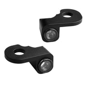 Heinz Bikes NANO Series LED Handlebar Turn Signals in Black With Position Light For 2014-2023 Touring Models With Hydraulic Clutch #HBTSN-FLH-HC-PL