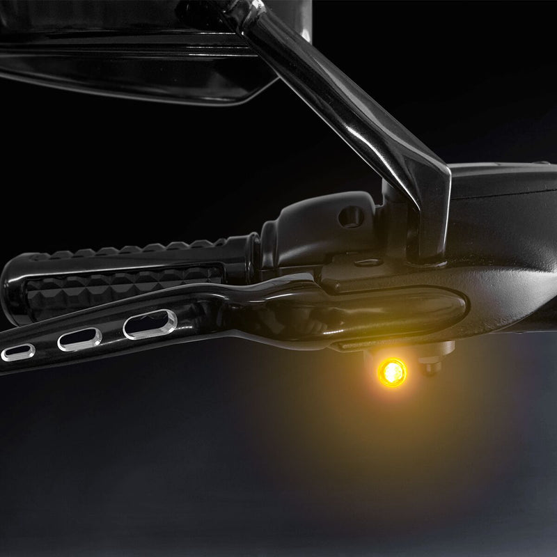 NANO Series Handlebar Turn Signals Touring #HBTSN-FLH-HC-C-PL