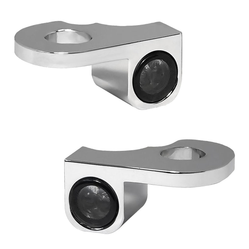 NANO Series Handlebar Turn Signals Touring #HBTSN-FLH-HC-C-PL