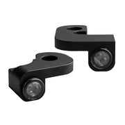 Heinz Bikes NANO Series LED Handlebar Turn Signals in Black With Position Light For 1999-2008 Touring Models With Cable Clutch #HBTSN-FLH-08-PL