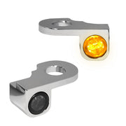 Heinz Bikes NANO Series LED Turn Signals H-D Handlebars in Chrome For 2002-2017 V-Rod/Night Rod Models #HBTSN-VRS02-C