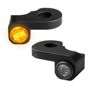 Heinz Bikes NANO Series LED Turn Signals H-D Handlebars in Black For 2002-2020 CVO Models