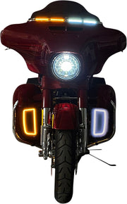 Custom Dynamics Lower Fairing Light Insert for 2014-2024 Harley-Davidson Touring and 2014-2025 Harley-Davidson Trike Motorcycles