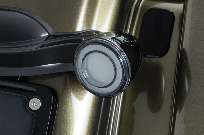 Kuryakyn Tracer L.E.D. Rear Turn Signal Insert Kit With Smoke Lens For Harley-Davidson 2010-2023 Touring, 2010-2023 Softail, 2009-2017 Dyna & 2007-2021 Sportster Models #KUR2905