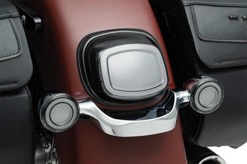 Kuryakyn Tracer L.E.D. Rear Turn Signal Insert Kit With Smoke Lens For Harley-Davidson 2002-2023 Touring, 2002-2023 Softail, 2001-2017 Dyna & 2002-2021 Sportster Models