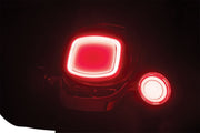 Kuryakyn Tracer L.E.D. Rear Turn Signal Insert Kit With Red Lens For Harley-Davidson 2002-2023 Touring, 2002-2023 Softail, 2001-2017 Dyna & 2002-2020 Sportster Models