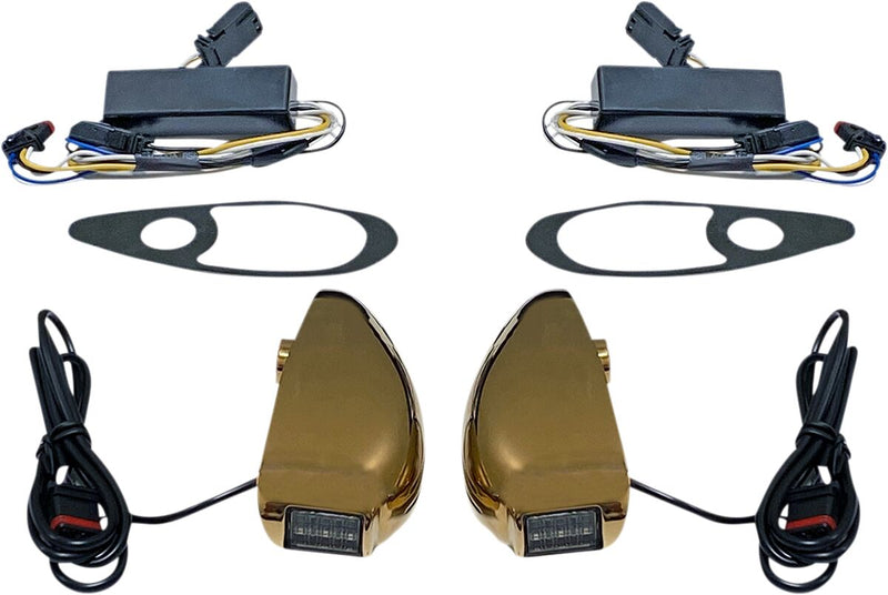 Custom Dynamics Gold ProBeam Turn Signal for 2015-2024 Harley-Davidson Touring Motorcycles