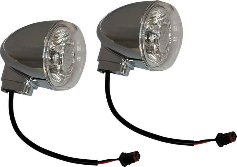 Drag Specialties L22-0237CCE Turn Signal Pair