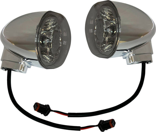 Drag Specialties L22-0237CME Turn Signal Pair