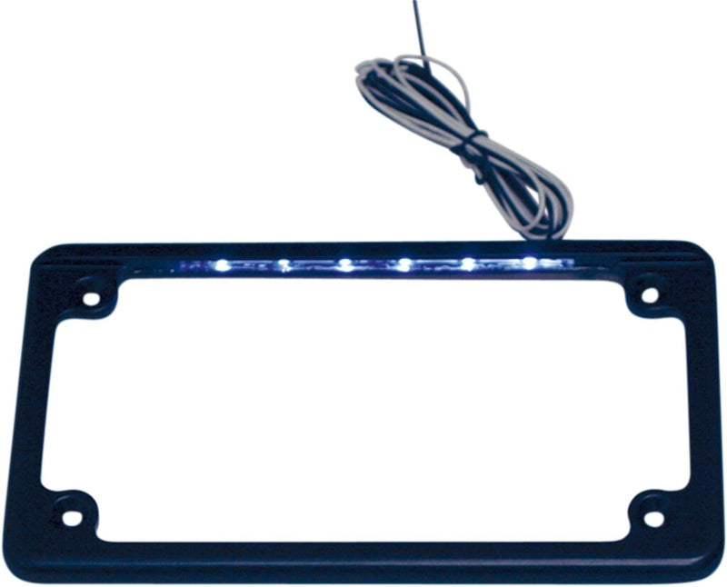 Custom Dynamics Black LED Licence Plate Frame