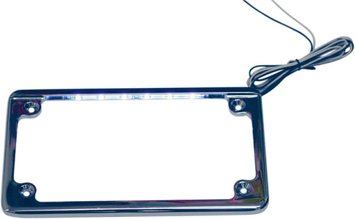 Custom Dynamics Chrome LED Licence Plate Frame