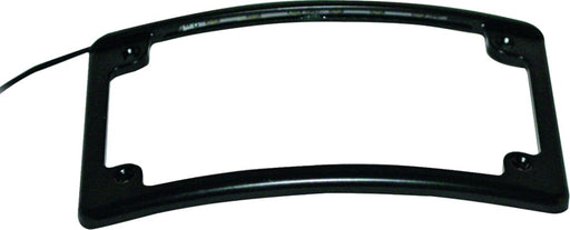 Custom Dynamics Black LED Radius Licence Plate Frame