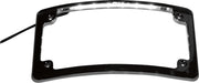 Custom Dynamics Black LED Radius Licence Plate Frame