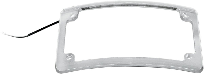 Custom Dynamics Chrome LED Radius Licence Plate Frame