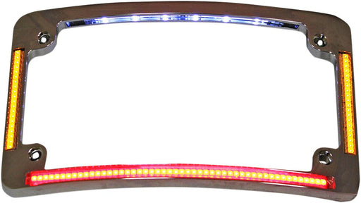 Custom Dynamics Chrome Radius Licence Plate Frame