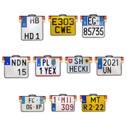 Heinz Bikes All-In-One 2.0 Licence Plate Holder W/ Led Plate Lights, Brake And Rear Lights #HBKZ2.0-MB-3TS