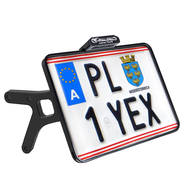 Heinz Bikes Licence Plate Side Mounts #HBSKZ-FL18-A-C