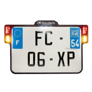 Heinz Bikes Licence Plate Holder 3-In-1 For EU Countries #HBKZ2.0-MB-3TS-F
