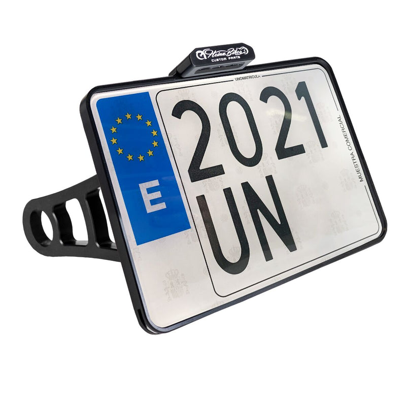 Heinz Bikes Side Mount Licence Plate Holder #HBSKZ-TRBO-E