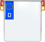 Heinz Bikes Licence Plate Holder 3-In-1 For EU Countries #HBKZ-OB3TS-C