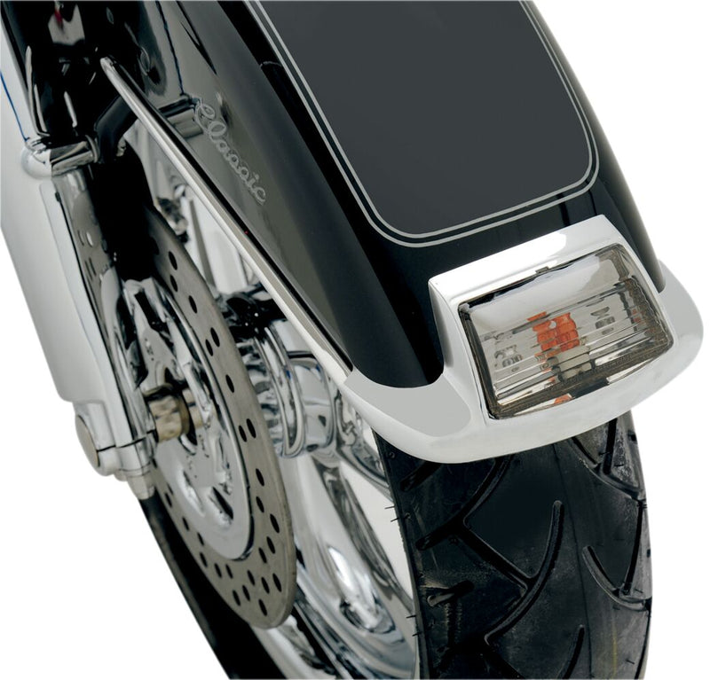 Drag Specialties Front Mudguard Tip Light Fits Harley-Davidson Softail, Touring Models 2000-2013