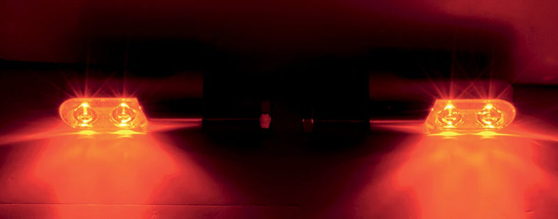 Arlen Ness Chrome Rear Bolt-On Turn Signals with 2.5 in. Power LEDs - Red for Various Various Harley-Davidson Motorcycles (See Fitment List)