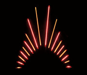 Custom Dynamics TruFLEX 100-Red LED with Red Tubing Professional Grade Flexible Lighting Strip