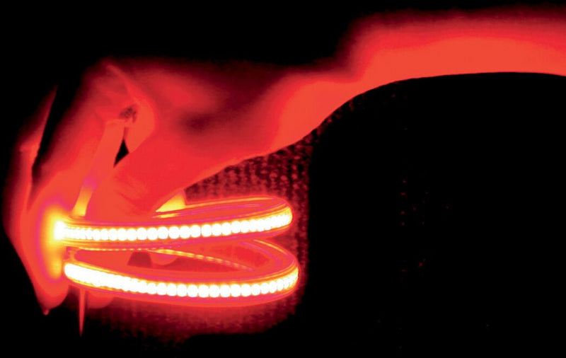 Custom Dynamics TruFLEX 100-Red LED with Red Tubing Professional Grade Flexible Lighting Strip