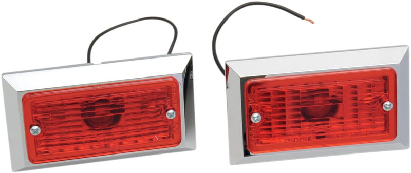 Chris Products Single Incandescent Style Marker Light w/Red Lens