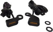 Drag Specialties LED Handlebar Marker Lights Fits Harley-Davidson Dyna, Softail, Sportster Models 1996-2017