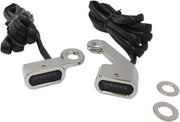 Drag Specialties LED Handlebar Marker Lights Fits Harley-Davidson Dyna, Softail, Touring, Trike Models 2009-2024