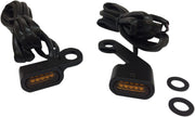 Drag Specialties LED Handlebar Marker Lights Fits Harley-Davidson Dyna, Softail, Touring, Trike Models 2009-2024