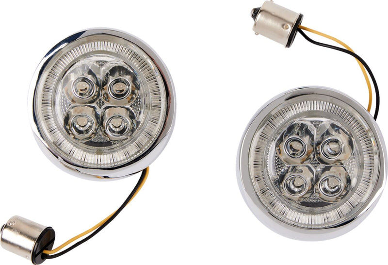 Fang® Signal Light Inserts Dyna,
Softail,
Classic,
Sportster,
Touring