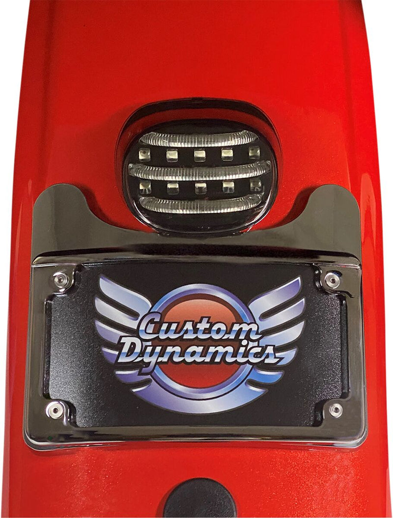 Custom Dynamics Black Turn Signal Eliminator Kit for 2009-2025 Harley-Davidson Touring Motorcycles