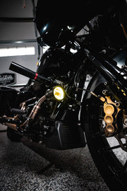Custom Dynamics Black Mounting Bracket for 1 1/4 in. Engine Guards