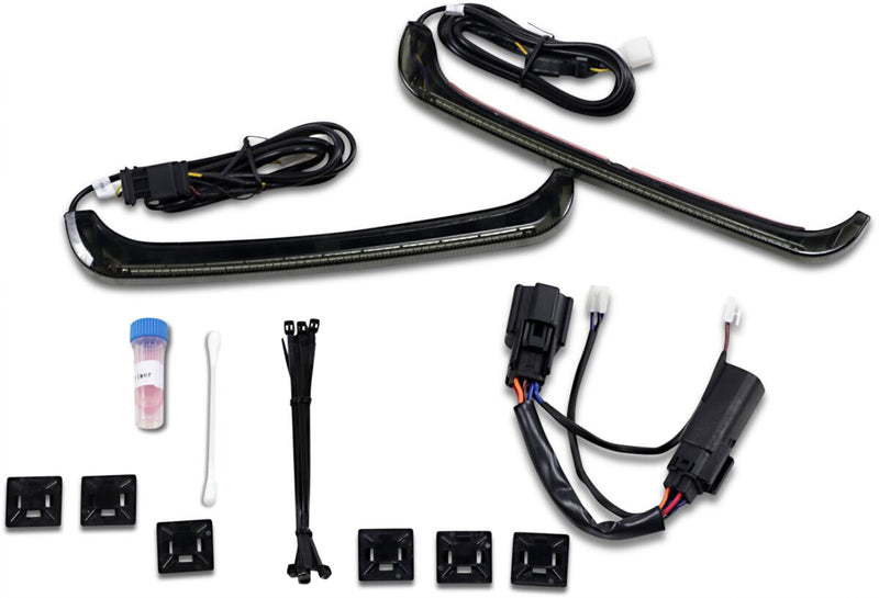 Custom Dynamics Low-Profile Bagz Lights w/Smoke Lens for 2014-2025 Harley-Davidson Touring Motorcycles