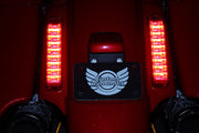 Custom Dynamics ProBeam LED Light Panels w/Red Lens for 2014-2023 Harley-Davidson Touring Motorcycles