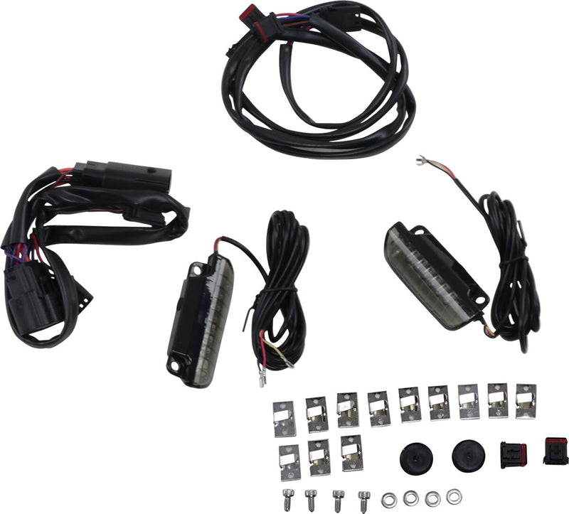 Custom Dynamics Saddlebag Rail LED Light Bar w/Smoke Lens for 2012-2013 Harley-Davidson Road Glide and 2010-2012 Harley-Davidson Street Glide Motorcycles