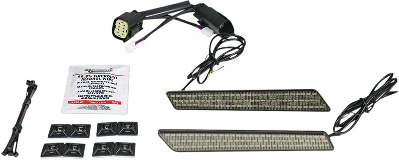 Custom Dynamics Saddlebag Latch Lights w/Smoke Lens for 2010-2013 Harley-Davidson Touring Motorcycles