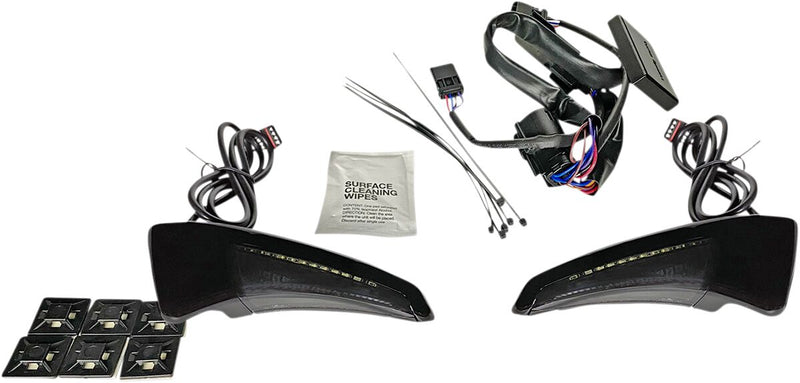 Custom Dynamics Black Tour Pak Backrest LED Light w/Smoke Lens for 2014-2024 Harley-Davidson Touring and 2014-2025 Harley-Davidson Trike Motorcycles