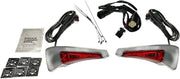 Custom Dynamics Chrome Tour Pak Backrest LED Light w/Red Lens for 2014-2015 Harley-Davidson Electra Glide Ultra Limited CVO/SE - FLHTKSE and 2015 Harley-Davidson Road Glide Ultra CVO/SE - FLTRUSE Motorcycles #CD-TPBR-14BCMRC